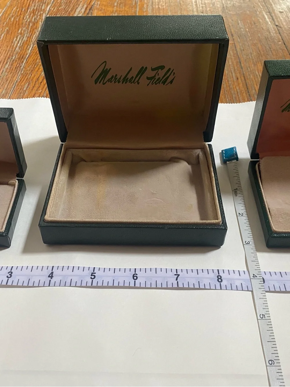 VINTAGE - Marshall Fields' set of 3 Jewelry Boxes